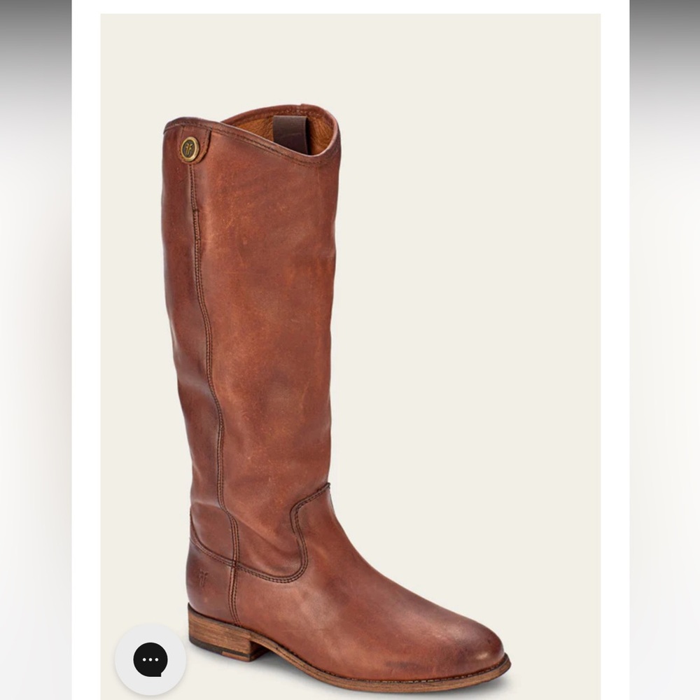 Frye Melissa Button Leather Riding Boots